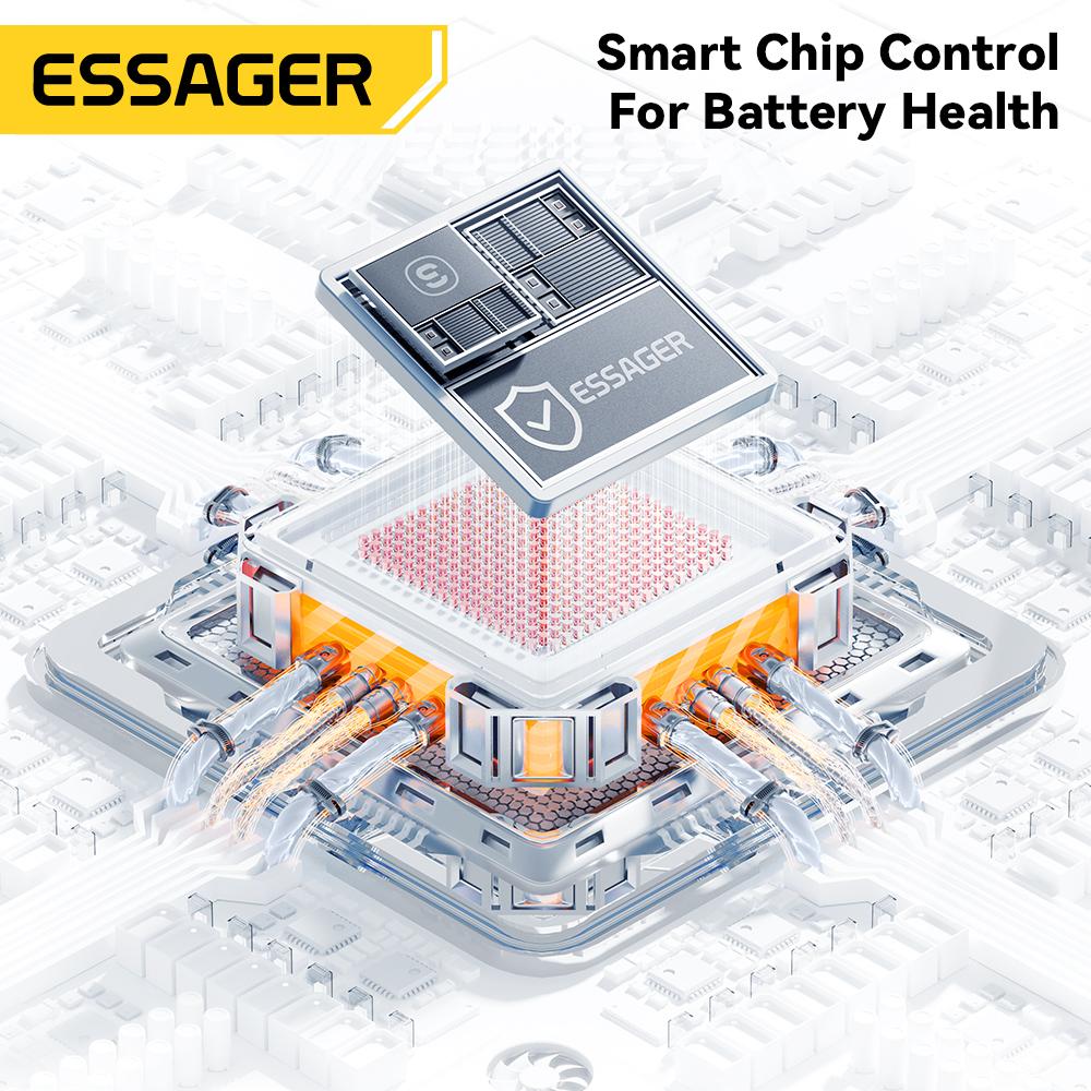 Essager 240W USB C Cable for 17 16 15 Plus Pro Max Macbook iPad Supercharge Fast Charger Type C Cable for Samsung