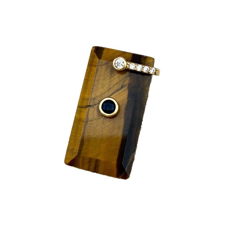 Natural White Crystal Rectangular Pendant Necklace Jewelry Accessories