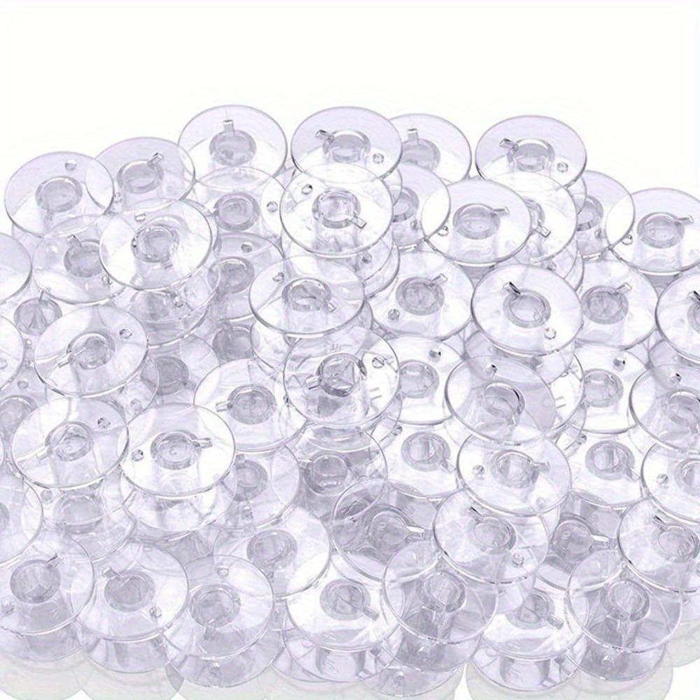 10 ks Šicí cívka Průhledná plastová šicí cívka pro více šicích strojů.