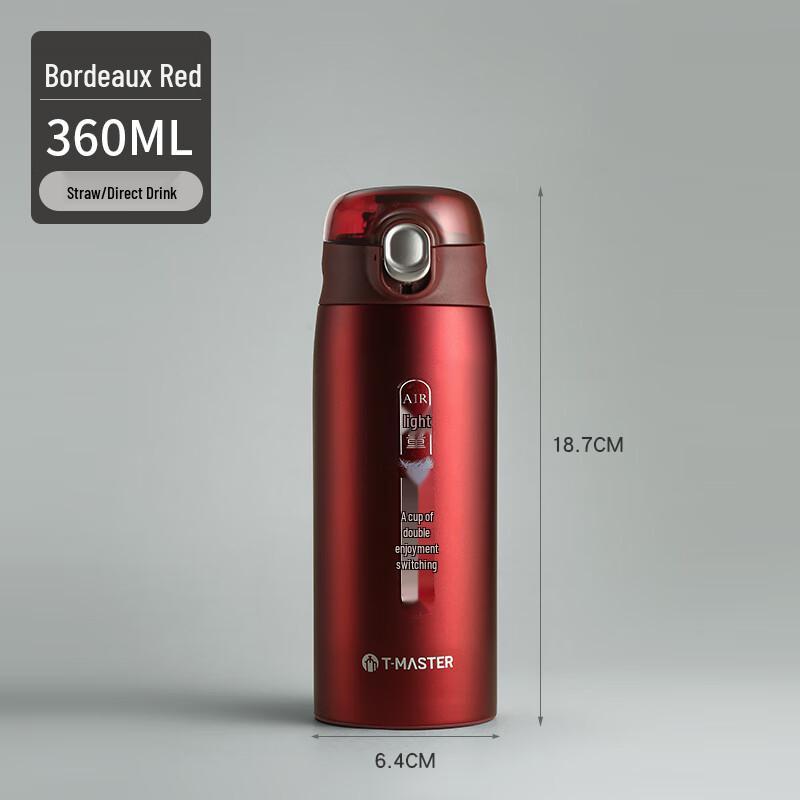 FUGUANG Chamas 316 Stainless Steel Dual-Lid Pop-Up Vacuum Flask