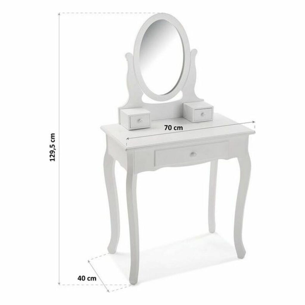 Versa Dressing Table Mirror MDF Wood (40 X 129.5 X 70 Cm)