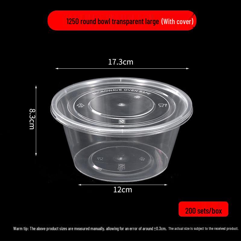 Disposable Food Containers with Lids