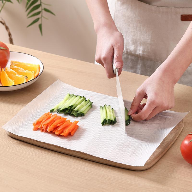 Disposable Cutting Board Mat Portable Kitchen Chopping Board Pad With Cutting Sliding Knife Chopping Board Paper For Cut Food