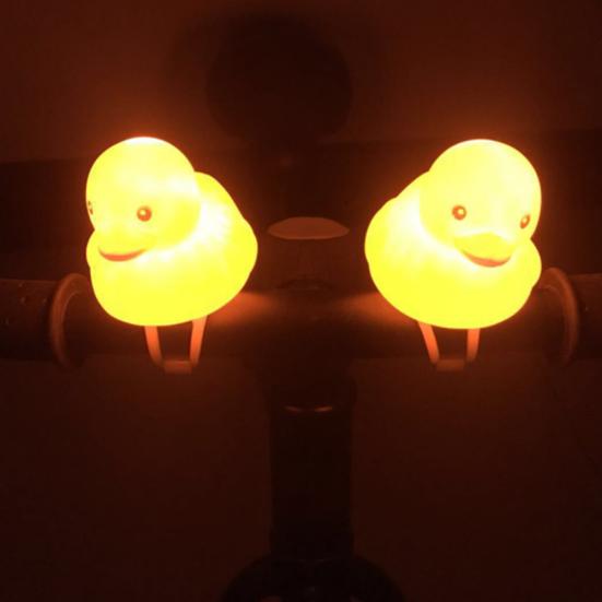 Niedliche Ente Kinderfahrrad Fahrradklingel Licht Kinder Dreirad Roller Lenker Hupe