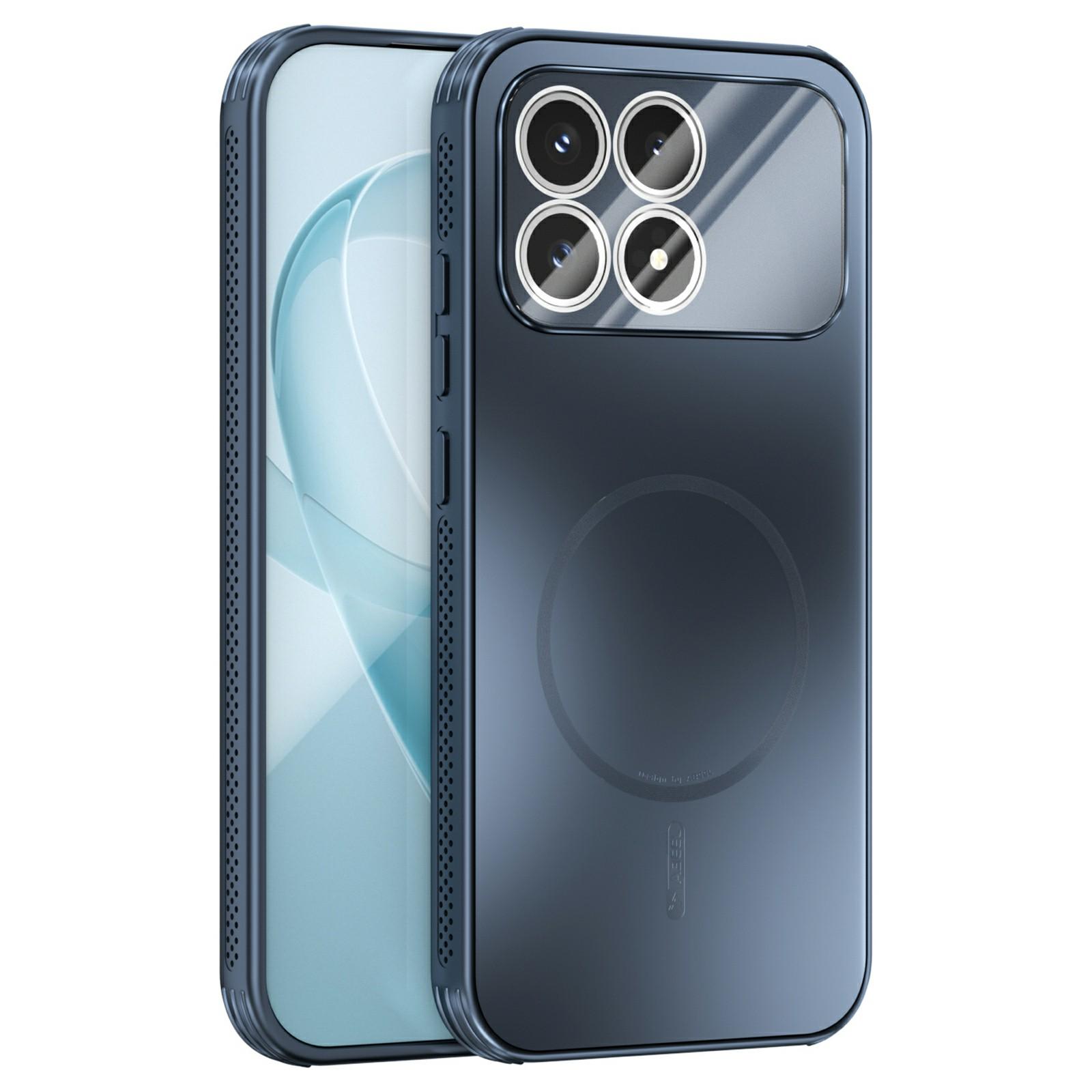 

ABEEL Для Xiaomi Redmi K90 5G/Poco F8 Pro Магнітний чохол TPU PC Охолоджуючий Матовий Задня кришка телефону з плівкою для камери