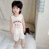 Youkesi Sommer ärmelloses Kinder-Pyjama-Set - Leichte Weste für Mädchen und Jungen, Perfekt für klimatisierte Räume.