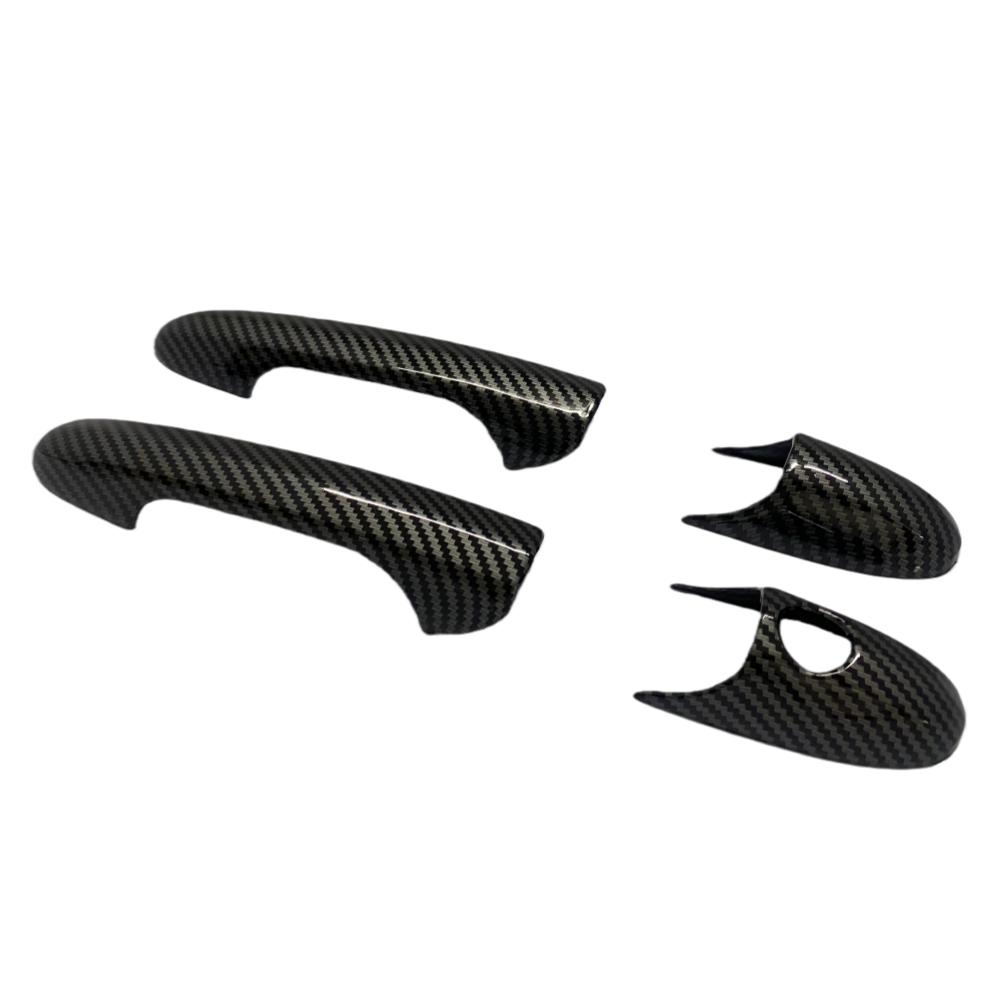 For Fiat 500 2008-2023 Abarth 595 595C 2012-2023 695 2010-2023 Door Handle Cover Car Accessories Stickers Trim Set Add-on