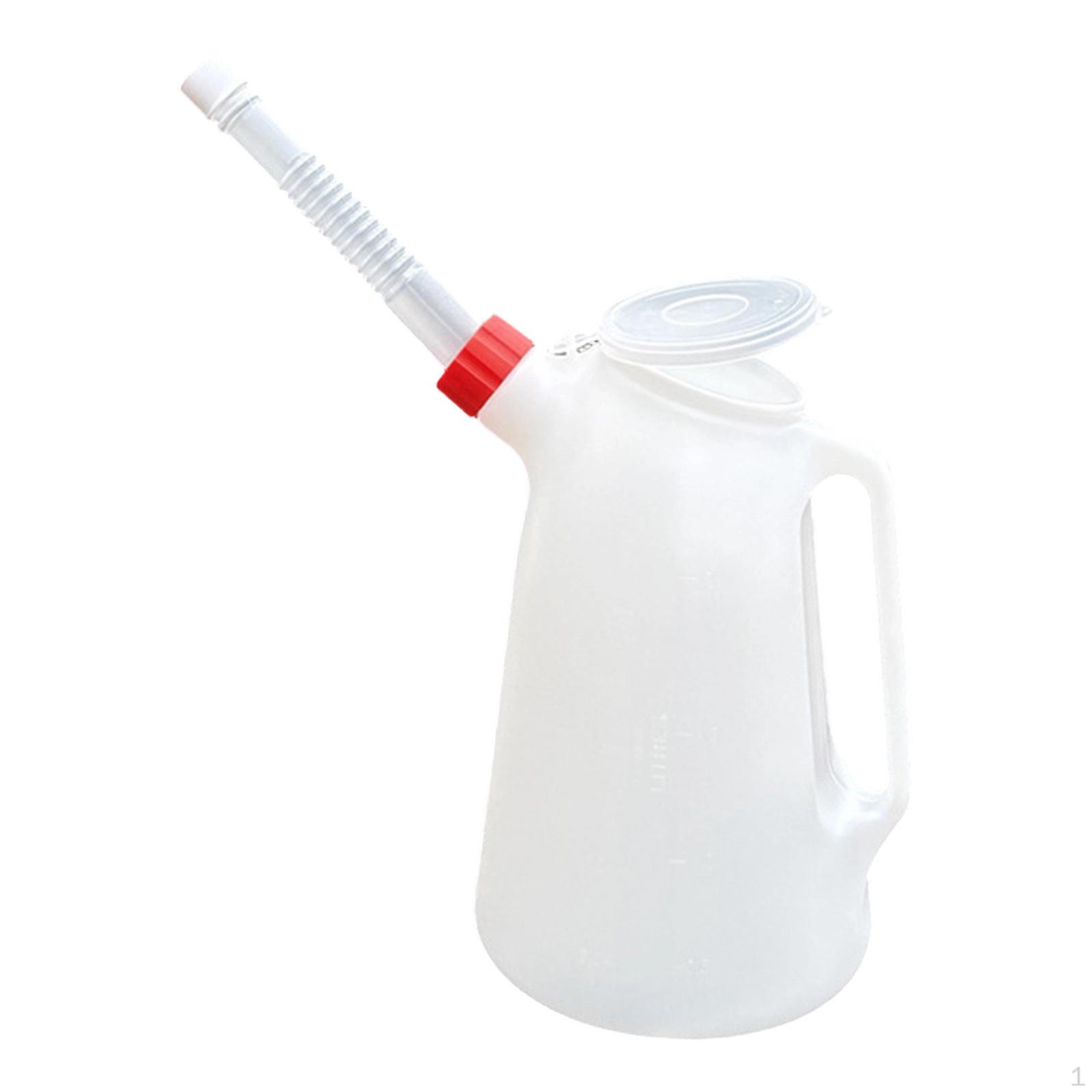 

Efficient And Oil Measuring Jug with Lid Spout, Versatile, Color, Car Accessories. 1.2 L