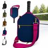 Water Resistant Pickleball Crossbody Bag Neoprene Paddle Protective Case  Tennis Court