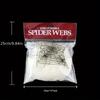 Stretchable Spider Webs with 2 Spiders Each,Party Supplies Halloween Cobweb Decorations for Haunted Houses, Room and Home Decor