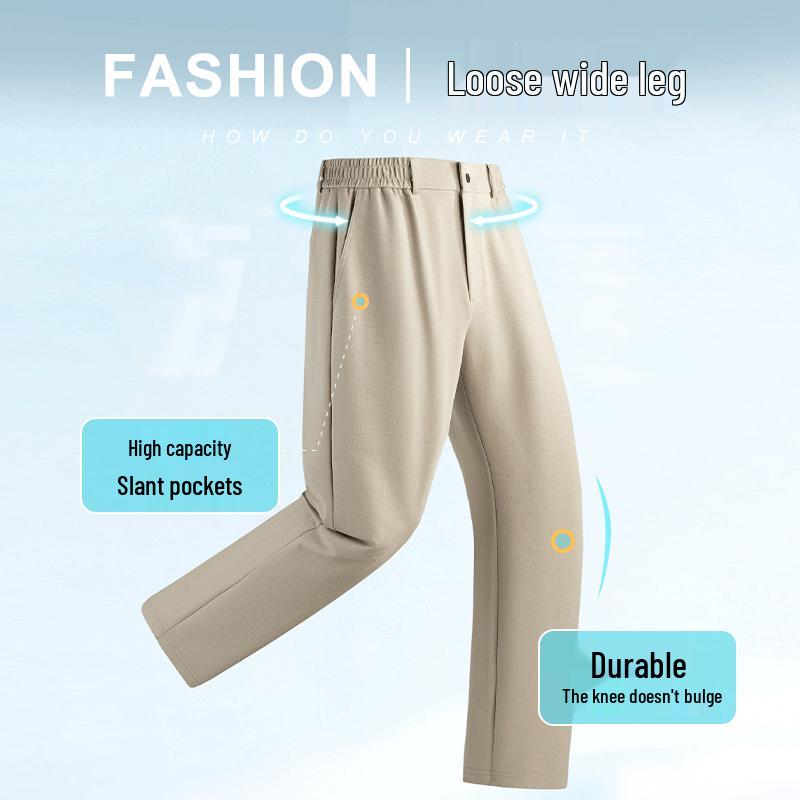 Pierre Cardin Men's Summer Tencel Linen Blend Casual Pants