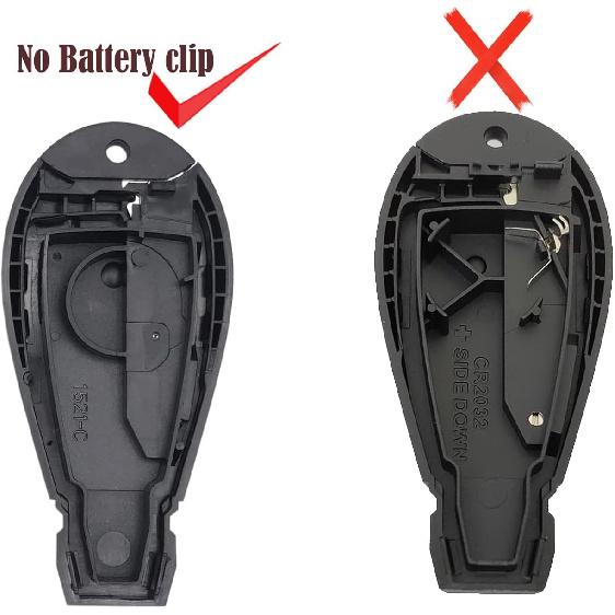 3 Button Replacement Key Fob Cover fit for Dodge Ram 1500 2500 3500 Truck Keyless Entry Key Fob Shell