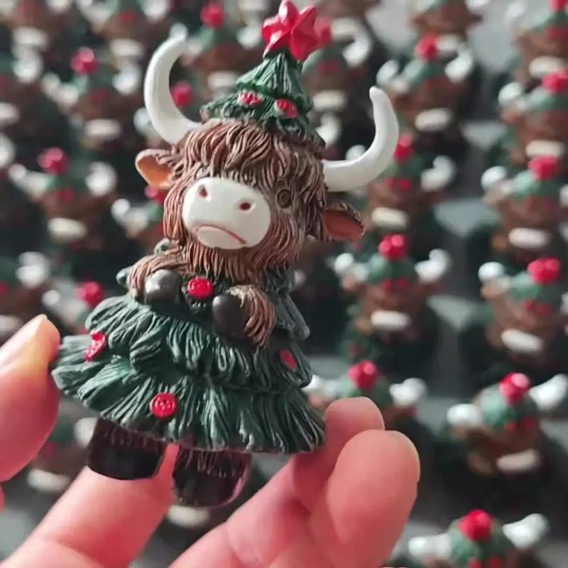 Basteln Cartoon Kuh Ornament Harz Niedliche Kuh Statue Dekorative Miniaturen Figur Schrankdekorationen für Zuhause