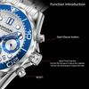 KIMSDUN Mode Herren Chronograph Uhr Wasserdicht Luxus Herren Uhren Datum Woche Business Herren Quarz Armbanduhr Für Herren