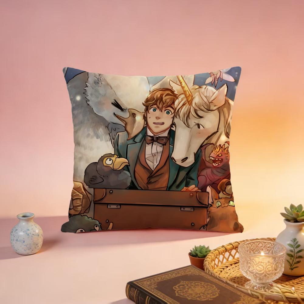 

Trending FFantastic Beastsed Cushion Cover Premium SkinFriendly Pillow Case MultiPurpose for Home Office Travel 30X30cm