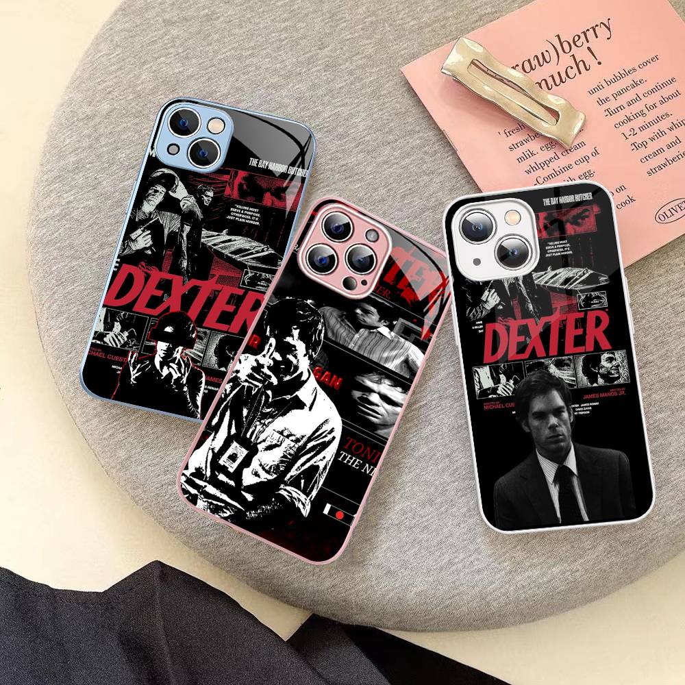 Dexter Morgan Tempered Glass For Iphone 14 13 12 11 Pro Mini XS MAX 14Plus X XS XR Cover