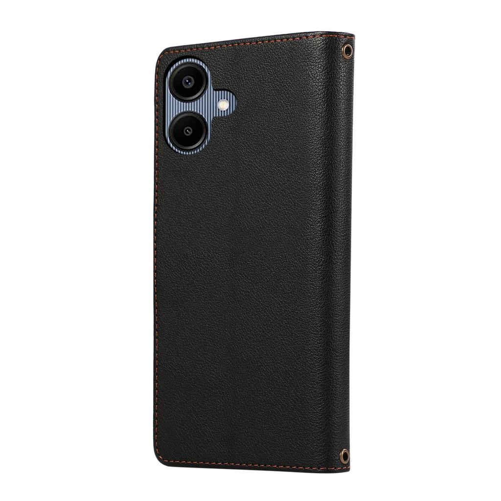 For Samsung Galaxy A06 4G Case Multi Card Slots Zipper Leather Phone Cover with Wrist Strap
