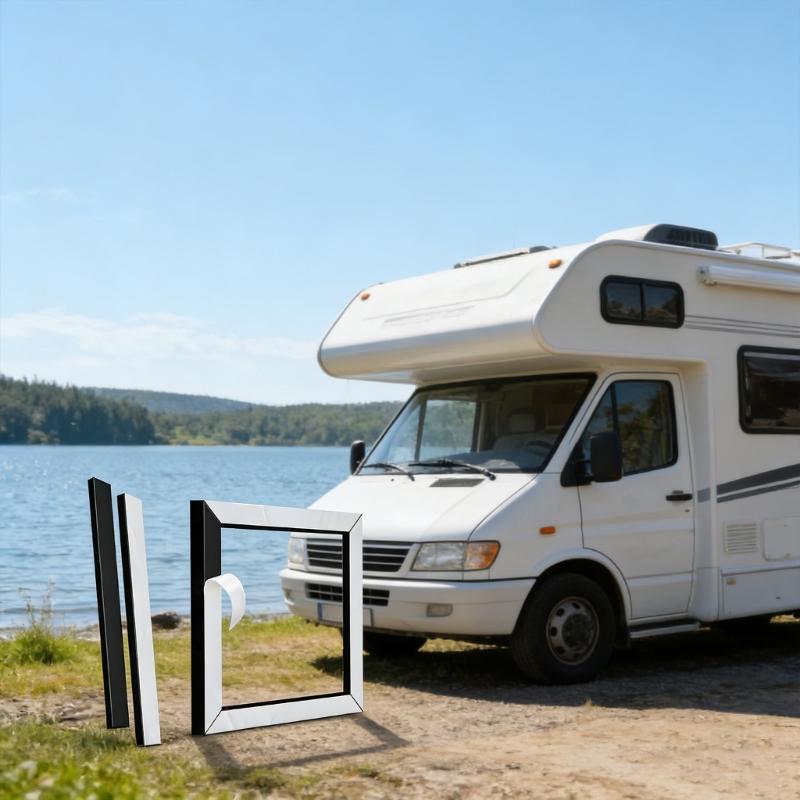 Campers Roof Top AC Seal Gasket Set In EVA Foam With Adhesive Installation Roof Air Conditioner Gasket and Seal Universal