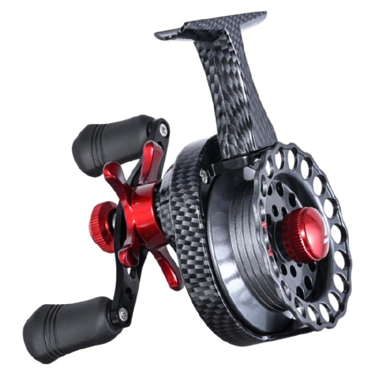 

Ice Fishing Equipment 4+1 Balls Bearings Fishing Reels Ice Fishing Reels 3.5:1 Gear Ratio 4KG Drag Ice Reels