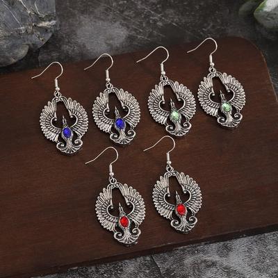 Retro Phoenix Pendant Earrings - Women's Elegant Fashion Trend Studs