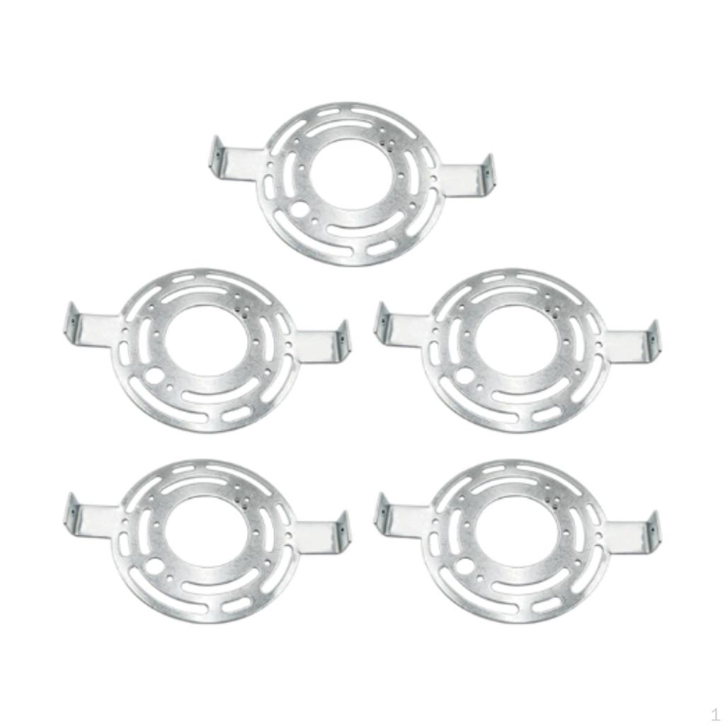 5 Count Light Fixture Support Bracket, Round Crossbar Plate for Pendant Lighting Near Ceiling