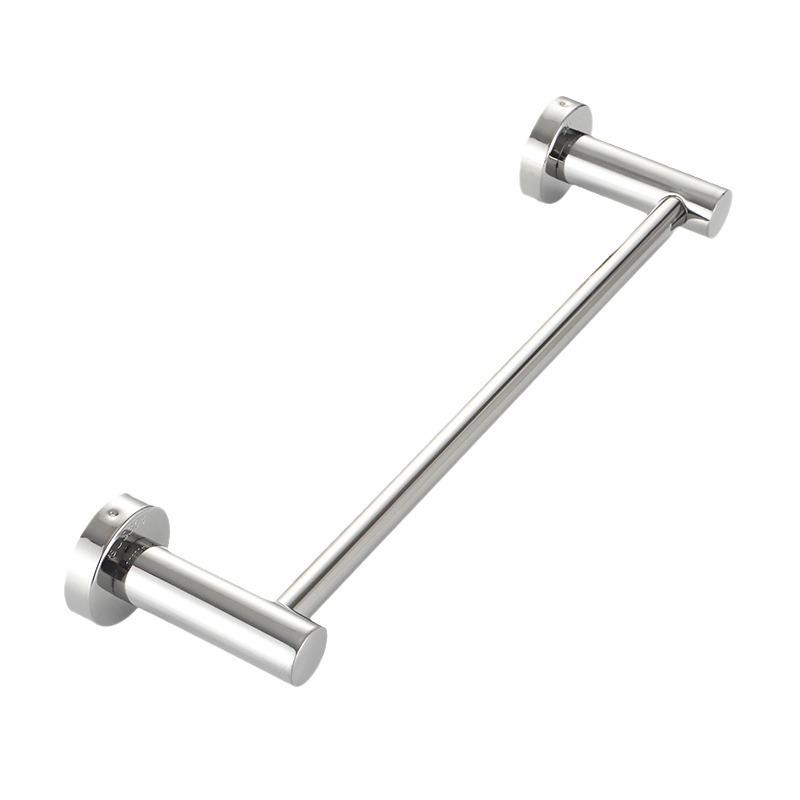 Stainless Steel Stainless Steel Double Towel Bar Wall Mounted Towel Rack Shelf Brushed Bathroom Towel Holder Accessories
