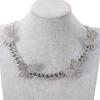 Bling Cuban Link Chain Butterfly Choker Necklace Thick Rapper Chains Hip-Hop