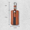 Premium Leather Car Key Pouch with Zipper for Men Thoughtful Gift Idea