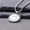 Rotating Smiley Face Necklace - Versatile Women's Long Sweater Chain, Hip Hop Jewelry for Men and Women