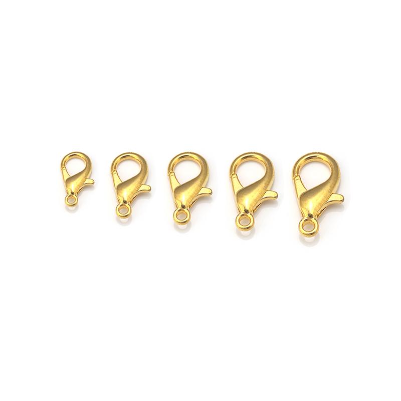 50pcs Jewelry Findings Alloy Lobster Clasp Hooks Bracelet End Connectors For Jewelry Making Necklace bracelet Chain DIY Supplies