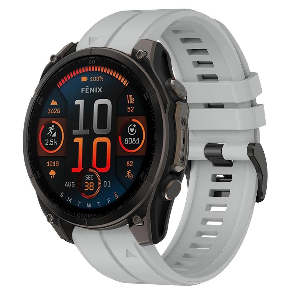 Silicone Band Compatible for Garmin Fenix 8 Soft Breathable 26/22/20mm Wristband for Garmin Fenix E / Approach S50/Descent G2