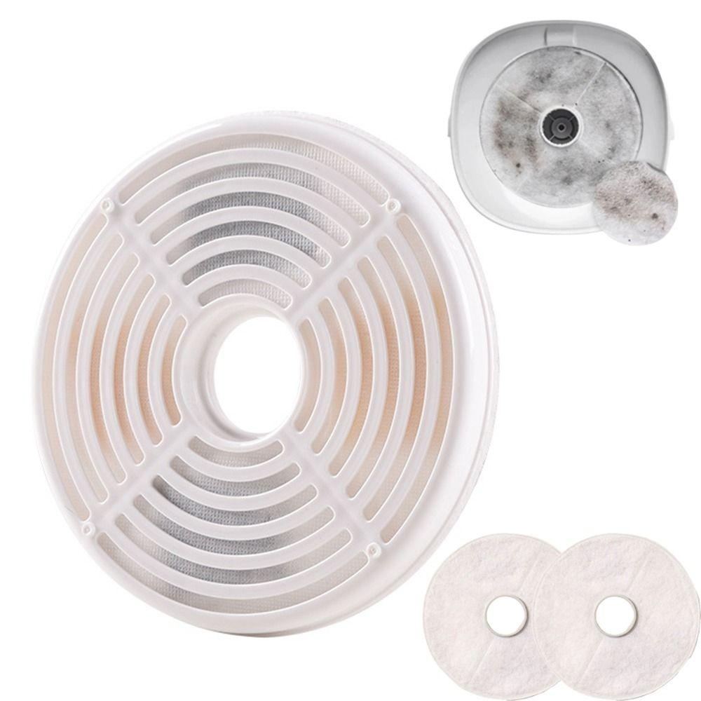2Pcs Round Cat Water Fountain Filter Element  Dog Water Dispenser