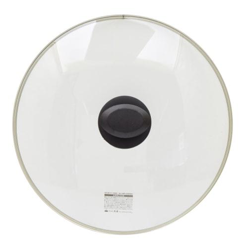 Takagi TAKAGI Tempered Glass Lid, 28cm, Durable and Scratch-Resistant, Made with Physically Tempered Glass, Clear for a Clear View of Contents, Suitab