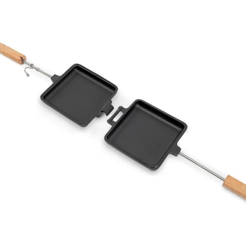 PETROMAX Double-Sided Frying Pan for Outdoor Hot Sandwiches, Camping, and Sandwich Iron [Official Japanese Product] 13784