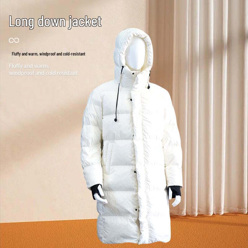 

LNDSSY Унисекс Длинная куртка из гусиного пуха