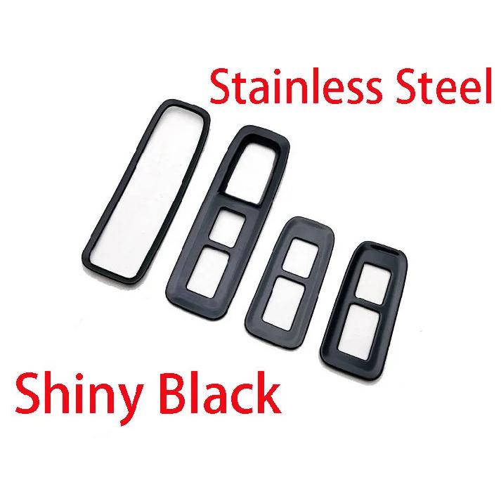 For Lexus RX 350 350h 450h+ 500h   2024 Steel/ABS Car Window Glass Lift Button Switch Panel Cover Trim Auto Accessories