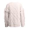 Women's Sweater Casual Round Neck Knit Solid Color Long-sleeved Tassel Pullover