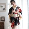 Japanese kimono extreme temptation sexy lingerie cosplay passion bow strap uniform suit summer