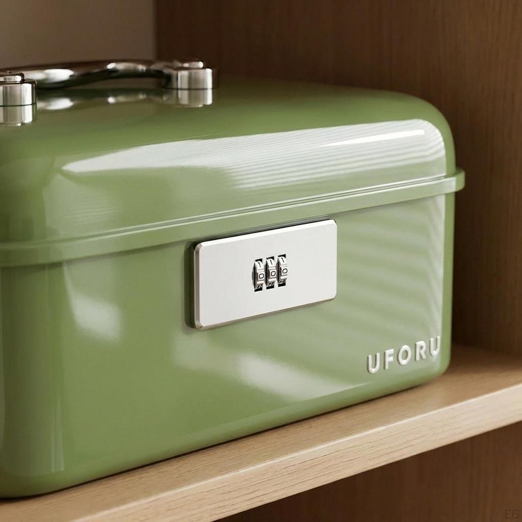 Lockable Storage Box Container Bin Multipurpose with Lock for Home Bedroom Office