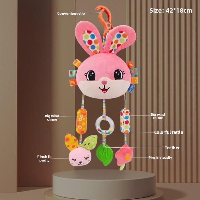 Baby Bedroom Baby Mobile With Plush Monkey Wind Chime For Crib Decor