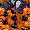 50pcs Halloween Creative Devil Duckling DIY Ornaments Resin Accessories Animal Craft