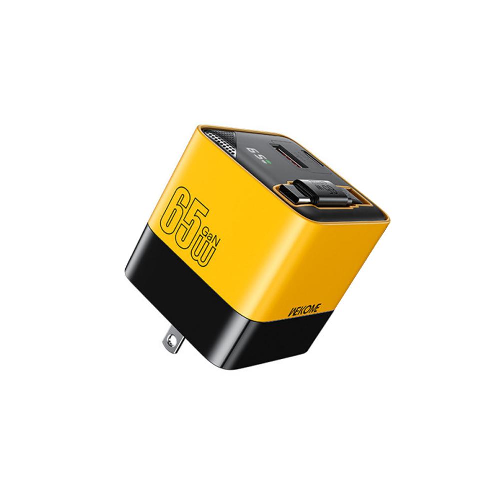 

65W USB-C Qucik Charging GaN Support USB-A Charger With TypeC USB PD 3.0 Cable US