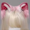 Animal Cosplays Headband Furry Ears Hair Accessories Hair Clip for Women Girls
