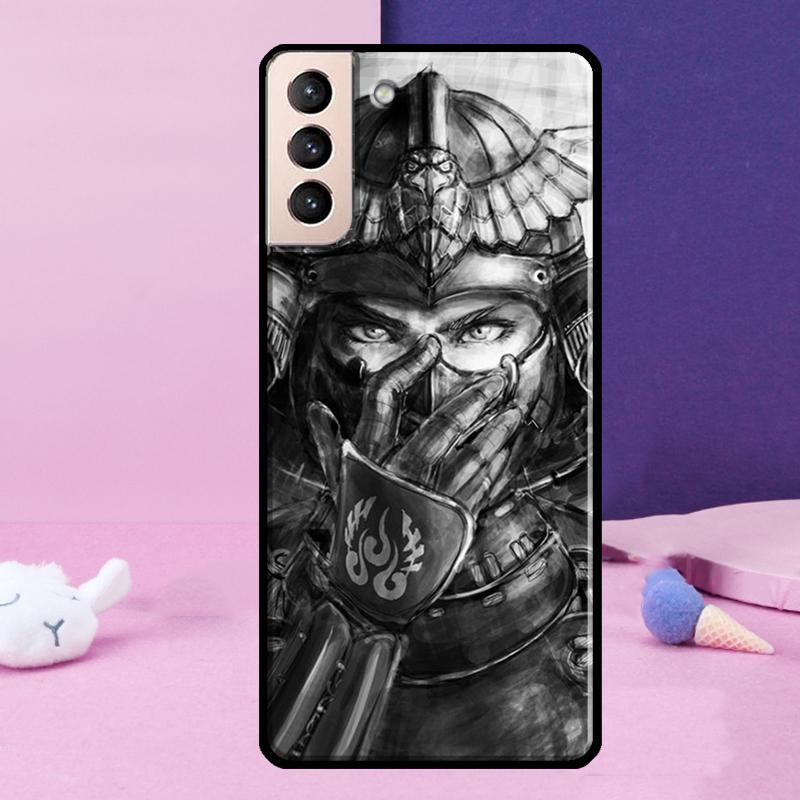 Anime Mädchen Samurai Handyhülle Für Samsung Galaxy S25 Ultra S24 S23 Ultra S9 S10 S20 S21 S22 Plus S24 FE Cover