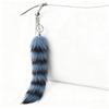 Cheerful Foxes Tail Key Accessory Plush Material Vibrant Hues Sturdy Metal Clasp Compact Size For Keys And Personal Belongings