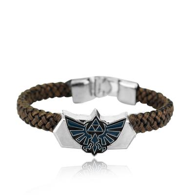 Anime Zelda Knit Bracelet Cosplay Costumes Accessories The Legend Props Punk Fashion Bracelets