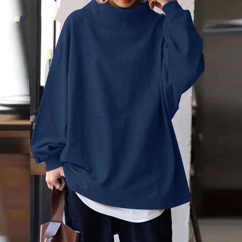 Autumn Woolen Sweater Solid Color Pullover Loose Fit Women's Casual Sweatshirt Pullovers & Long Sleeves Women’s