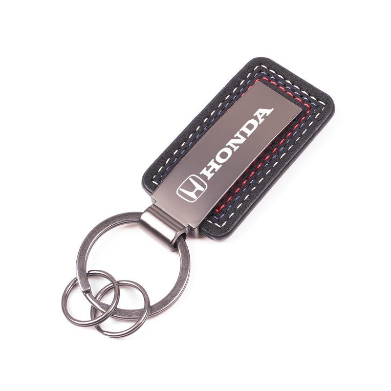 OBTLU1 Metal Car Key Ring Chain Keychain Buckle Pendant Gifts For Honda Civic Accord Fit CRV Jazz Odyssey Insight Legend HRV