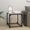 823290 vidaXL Side Table Sonoma Grey 40x40x40 Cm Engineered Wood