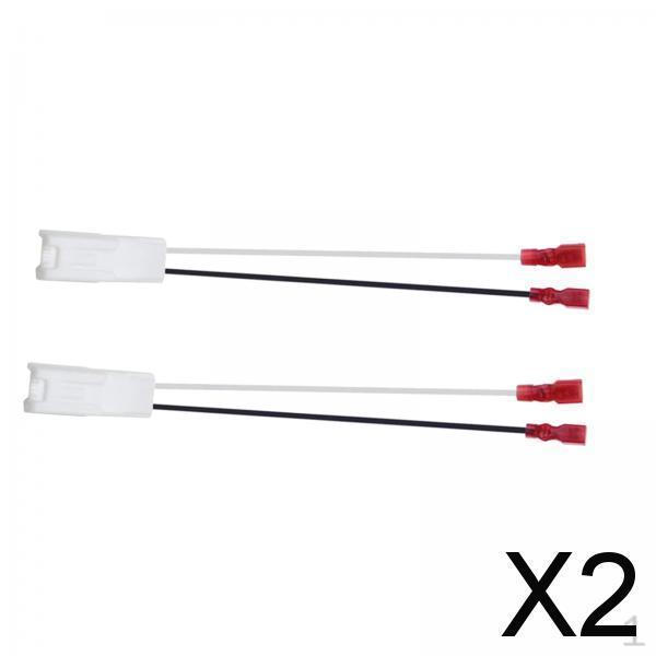 

2x 2 шт. Автомобильный разъем жгута проводов динамика передней двери Премиальный адаптер провода твитера для